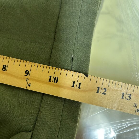Vintage Lana Lee Green Trouser Pants Size 16 Capsule Office Vibe - Picture 5 of 7